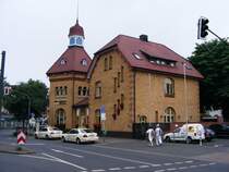 Der alte Bahnhof am Belsenplatz in D�sseldorf-Oberkassel.
