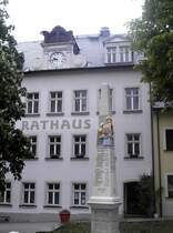 Postmeilens�ule in J�hstadt im Erzgebirge.