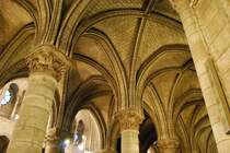 Das Gew�lbe des Seitenschiffes von Notre Dame de Paris, 14.03.09