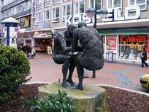 Moderne Kunst auf der Kampstrae in Dortmund.