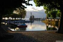 Gondelhafen in Konstanz, Morgenstimmung. (09. November 2007, 7:33)