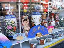 Eine Schaufensterauslage an der M�nsterstra�e in Dortmund.