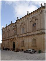 Neben der Kathedrale in Mdina steht der Bischofspalast, in dem das Kathedralen-Museum untergebracht ist. 20.03.2009