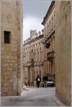 In Mdina pr�gen eine Reihe alter Pal�ste das Stadtbild. 20.03.2009 