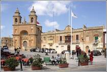 Die Kirche in Marsaxlokk. 22.03.2009