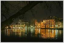 Das Stuttgarter Staatstheater am Eckensee mit dem Kleinen Haus (links) und dem Groen Haus (rechts). 30.12.2006 (Matthias)