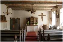 In der Halligkirche auf Oland. 10.05.2009