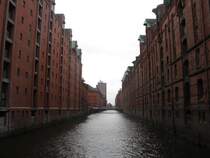 Blick in die Hamburger Speicherstadt