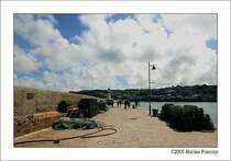 St. Ives, Cornwall UK - Blick �ber den Pier
