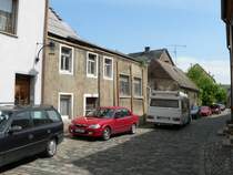 Laucha an der Unstrut - H�user in der Unteren Krautgasse - Foto vom 09.05.2009 
