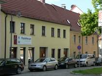 Laucha an der Unstrut - H�user Anfang der Herrenstra�e - Foto vom 12.05.2009 
