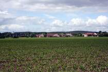 Blick auf den Orsteil Bresinchen, vom Oder-Neisse Radweg (Bresinchener Strae) am 04.06.09