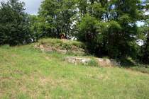 Ortsteil Coschen, Hauptstra�e, �berreste der Strassenbr�cke nach Żytowań (Seitwann), Oder-Neisse-Radweg, 04.06.09