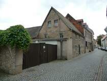 Laucha an der Unstrut - H�user in der Herrenstra�e - Foto vom 12.06.2009