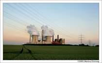 KW Neurath - RWE Braunkohle Kraftwerk in Grevenbroich Neurath.