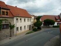 Laucha an der Unstrut - H�user in der Unteren Hauptstra�e - Foto vom 12.06.2009 
