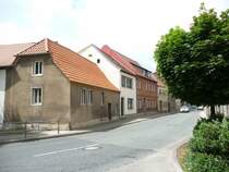 Laucha an der Unstrut - Huser in der Unteren Hauptstrae - Foto vom 12.06.2009 
