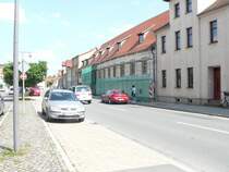 Laucha an der Unstrut - Huser in der Unteren Hauptstrae - Foto vom 17.06.2009 
