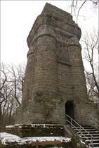 Kassel - Bismarckturm,1904 errichtet auf dem Brasselsberg im Habichtswald (434 m ber NN)