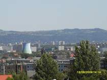 Blick �ber die Stadt ins Sch�nfelder Hochland