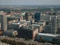 Warschau (oben-links Schlossplatz mit K�nigssschloss)
Warszawa (u gory po lewej Plac zamkowy z zamkiem krolewskim)