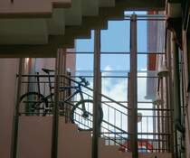 Hinterhofansicht in Frankfurt.
(Juni 2009)