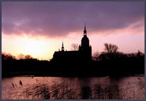 Sonnenaufgang �ber Stralsund (St. Marien) 30.12.07 