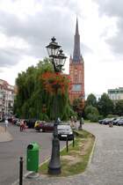 SZCZECIN, 26.07.2009, Blick auf die gotische Jakobikirche