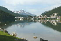 Blick am 21.07.2009 ber St.Moritzer See