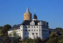 Das Wahrzeichen meiner Heimatstadt Zschopau  Schlo� Wildeck  im Sommer 2009.
