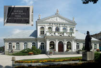 Radom 08.2009. Resursa obywatelska / 1852 / i pomnik Jacka Malczewskiego / Burgerlische   Resursa   / 1852 / und J. Malczewski Denkmal 