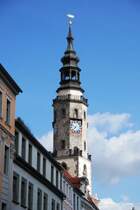 G�RLITZ (Landkreis G�rlitz), 25.09.2009, Blick auf den Turm des Alten Rathauses