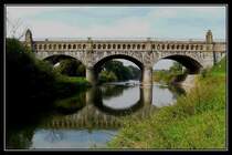 �berbr�ckung der Lippe durch die Alte Fahrt des Dortmund-Ems-Kanals zwischen Datteln und Olfen (September 2009)