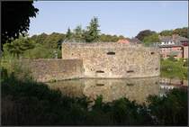 Die Nord-Ost-Bastion des Schlosses in Frstenau entstand whrend des 30-jhrigen Krieges. 01.09.2009