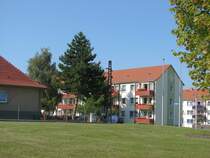 Laucha an der Unstrut - Wohnbl�cke Am Stadtfeld - Foto vom 27.09.2009