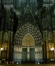 das Hauptportal des K�lner Doms
