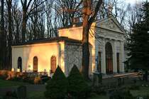 Die Friedhofskapelle auf dem Schlofriedhof Chemnitz, aufgenommen am 27.12.06.