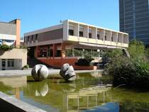 Freiburg/Breisgau,
Einkaufzentrum im Stadtteil Landwasser,
Aug.2008