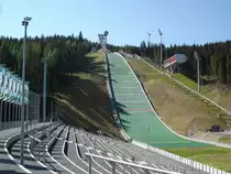  Vogtlandarena  bei Klingental/Vogtland,
eine der modernsten Skisprungschanzen,
2007