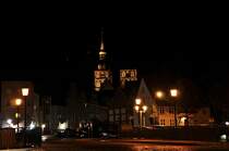 Blick auf die Nikolaikirche von Stralsund, 20.10.09