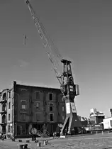 alter Kran im Bremer Inlandshafen