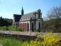 Abtei Himmerod in der Eifel,die Abteikirche,
die Zisterzienser-Abtei wurde 1134 gegr�ndet,
1802 aufgel�st und 1922 wiederbesiedelt,
Mai 2005
