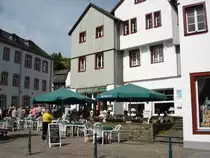 Bad M�nstereifel,
Heino's Rathauscafe,
Mai 2005
