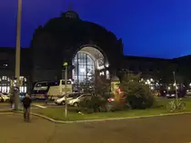 Bahnhof in N�rnberg bei Nacht