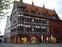 Fulda/Hessen,
altes Fachwerkrathaus von 1531,
Mai 2005