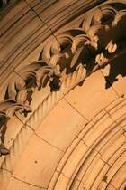 Detailansicht am Eingangsportal der Chemnitzer Schlo�kirche, aufgenommen am 27.12.06.