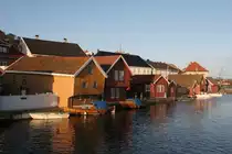 Umgebaute Speicher im Hafen von Krager�;21.11.2009