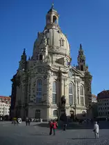 Dresden,
wiederaufgebaute Frauenkirche,
Okt.2009