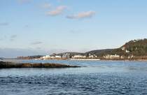 Knigswinter vom westlichen Rheinufer gesehen - 04.12.2009