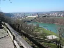Burghausen/Bayern,
Blick von der Burg auf den W�hrsee,
April 2005